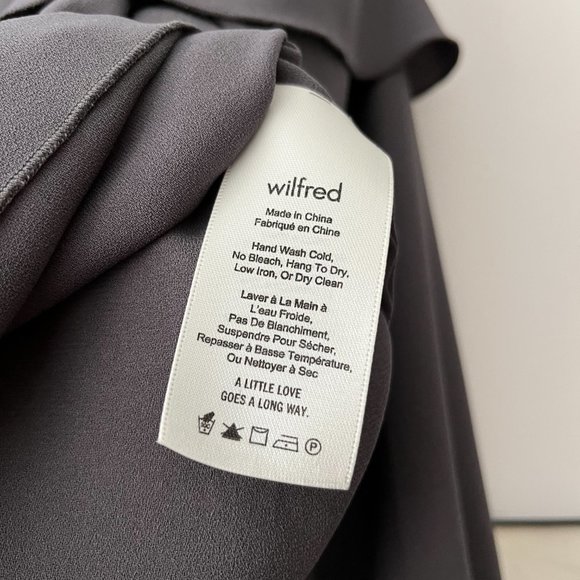 Wilfred Grey Off The Shoulder Long Sleeve - Picture 3 of 3